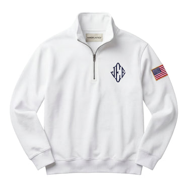 "EPSTEIN" QUARTER-ZIP [PRE-ORDER] – NANOPLASTICS*